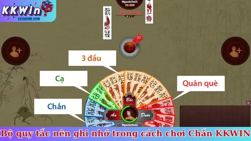 Bộ quy tắc nên ghi nhớ  trong cách chơi Chắn KKWIN