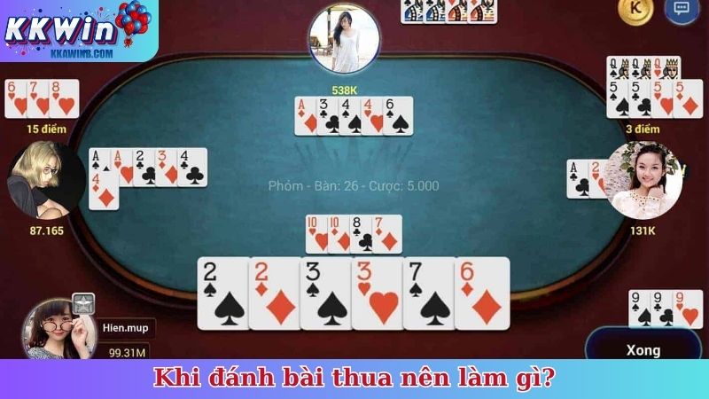 Khi đánh bài thua nên làm gì?